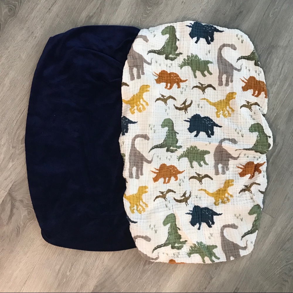 Little Unicorn Dino changing pad cover.